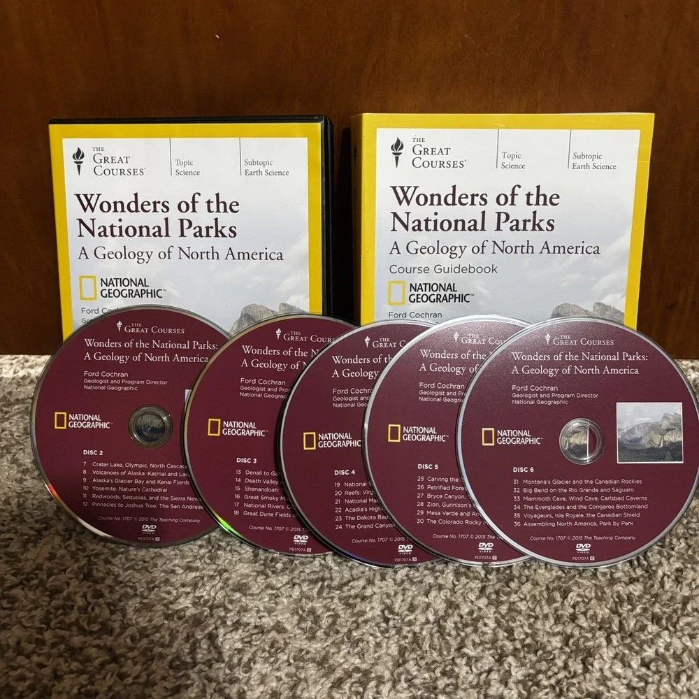 Wonders of the National Parks A Geology of North America [Great Courses · DVD GB